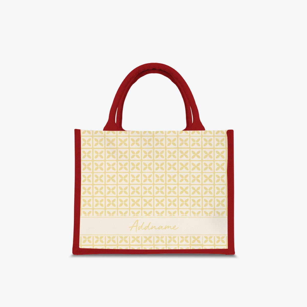 Kedah Rumaysa Jute Bag - Yellow