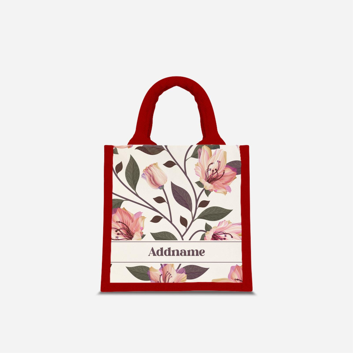 Classic Kesuma Jute Bag - Romantic Pink