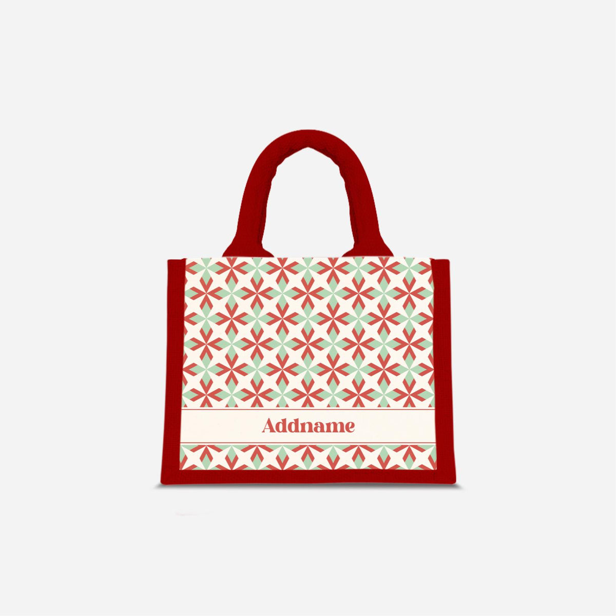 Ixora Series Jute Bag - Red