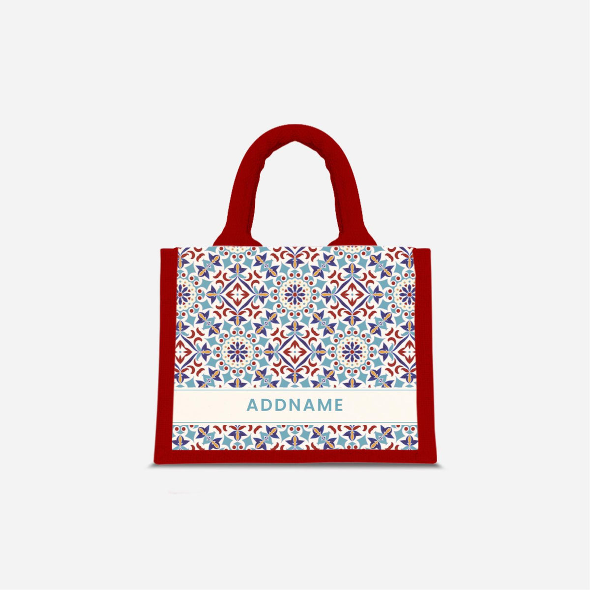 Moroccan Series - Agean Blue Jute Bags