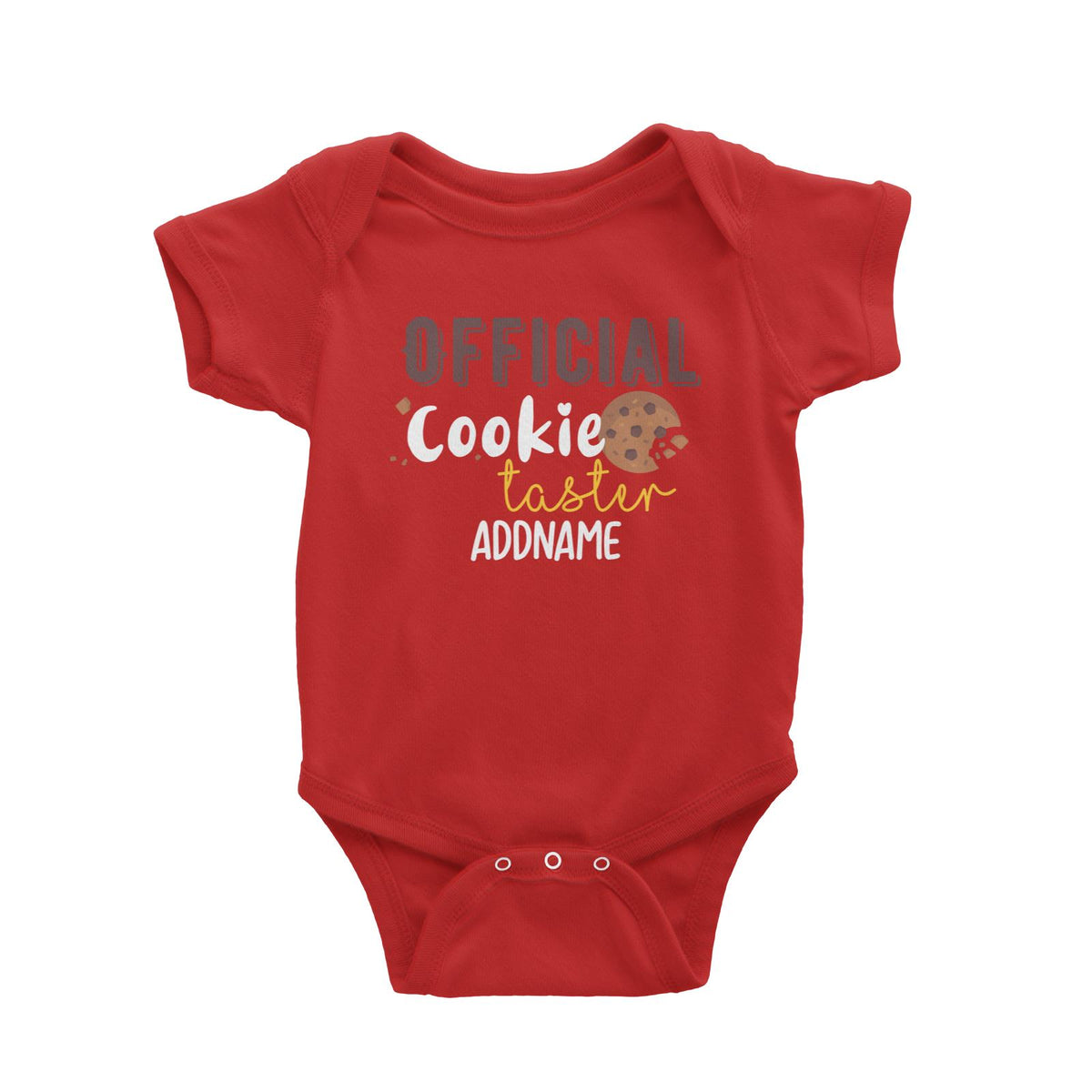 Xmas Official Cookie Taster Baby Romper