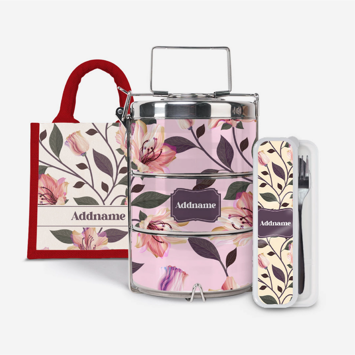 Classic Kesuma Series - Set Kasih Romantic Pink