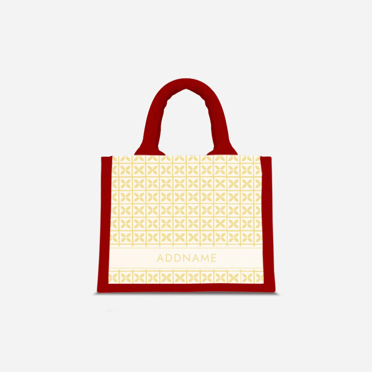 Kedah Rumaysa Jute Bag - Yellow