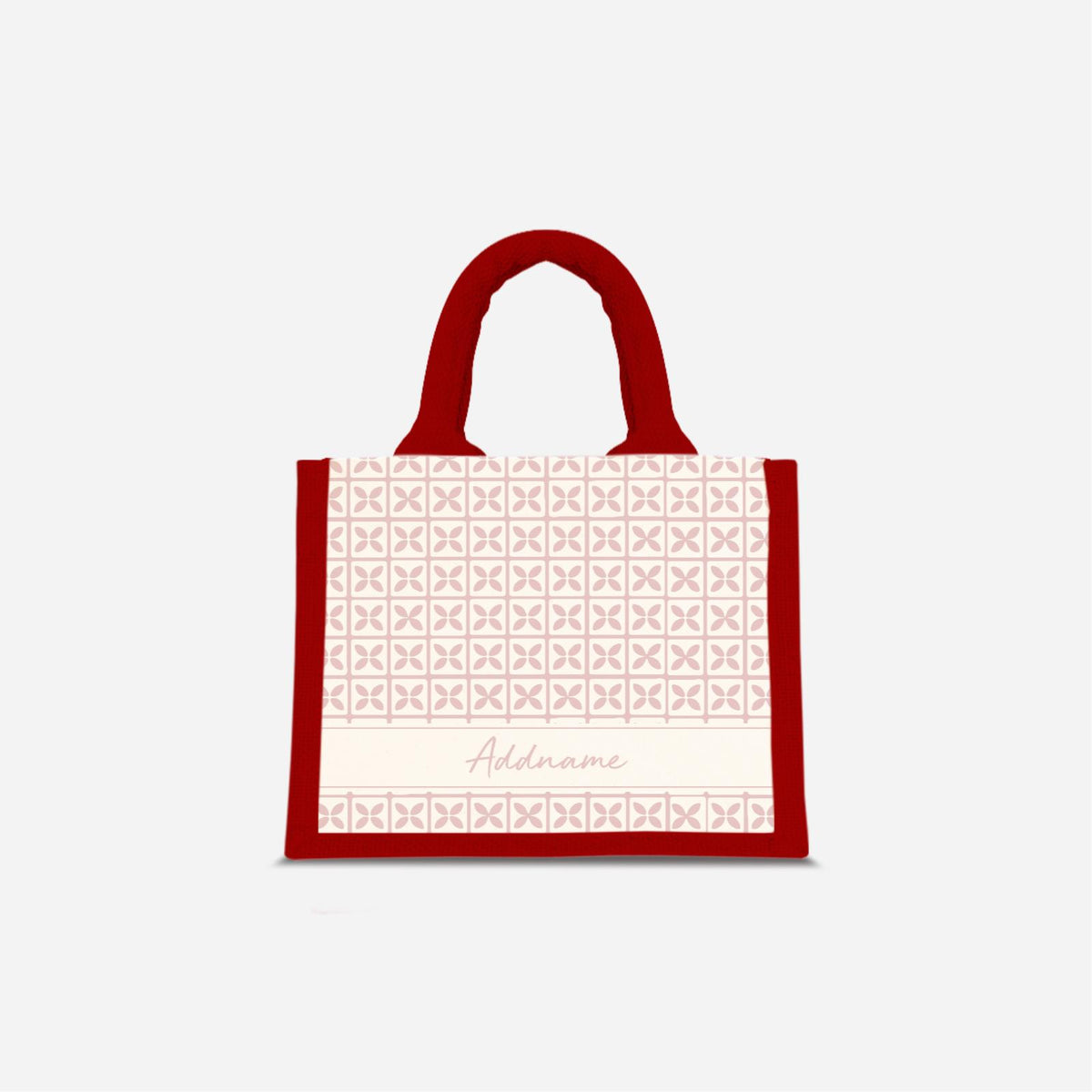 Kedah Rumaysa Jute Bag - Light Pink