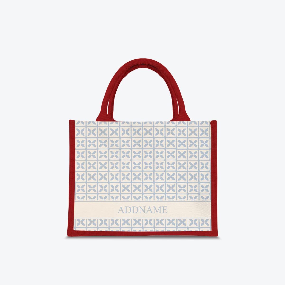 Kedah Rumaysa Jute Bag - Light Blue