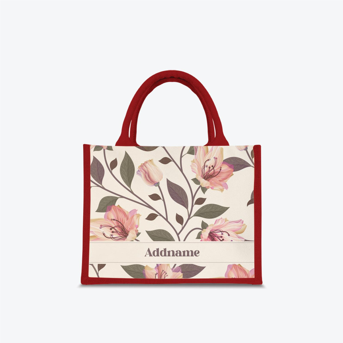 Classic Kesuma Jute Bag - Romantic Pink