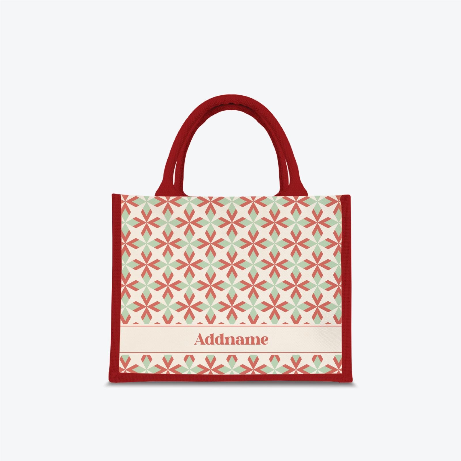 Ixora Series Jute Bag - Red