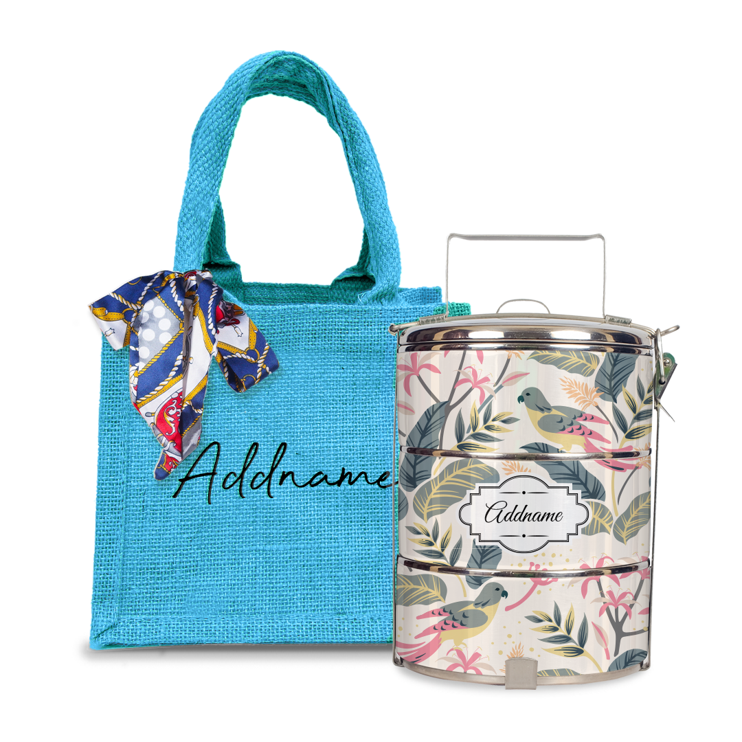 Tropical Bird Tiffin Carrier