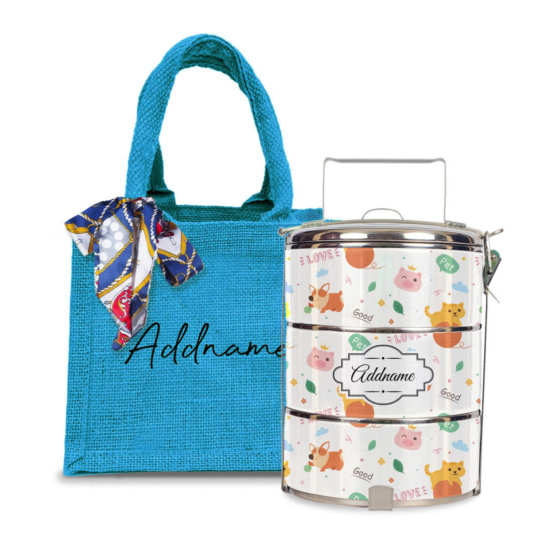 Cat And Friends Tiffin Carrier