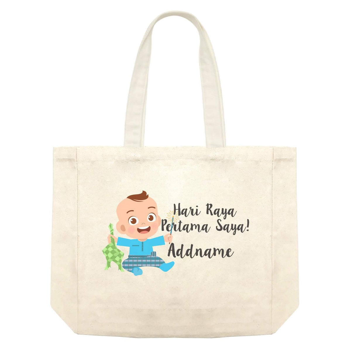 Hari Raya Pertama Saya Baby Boy Shopping Bag