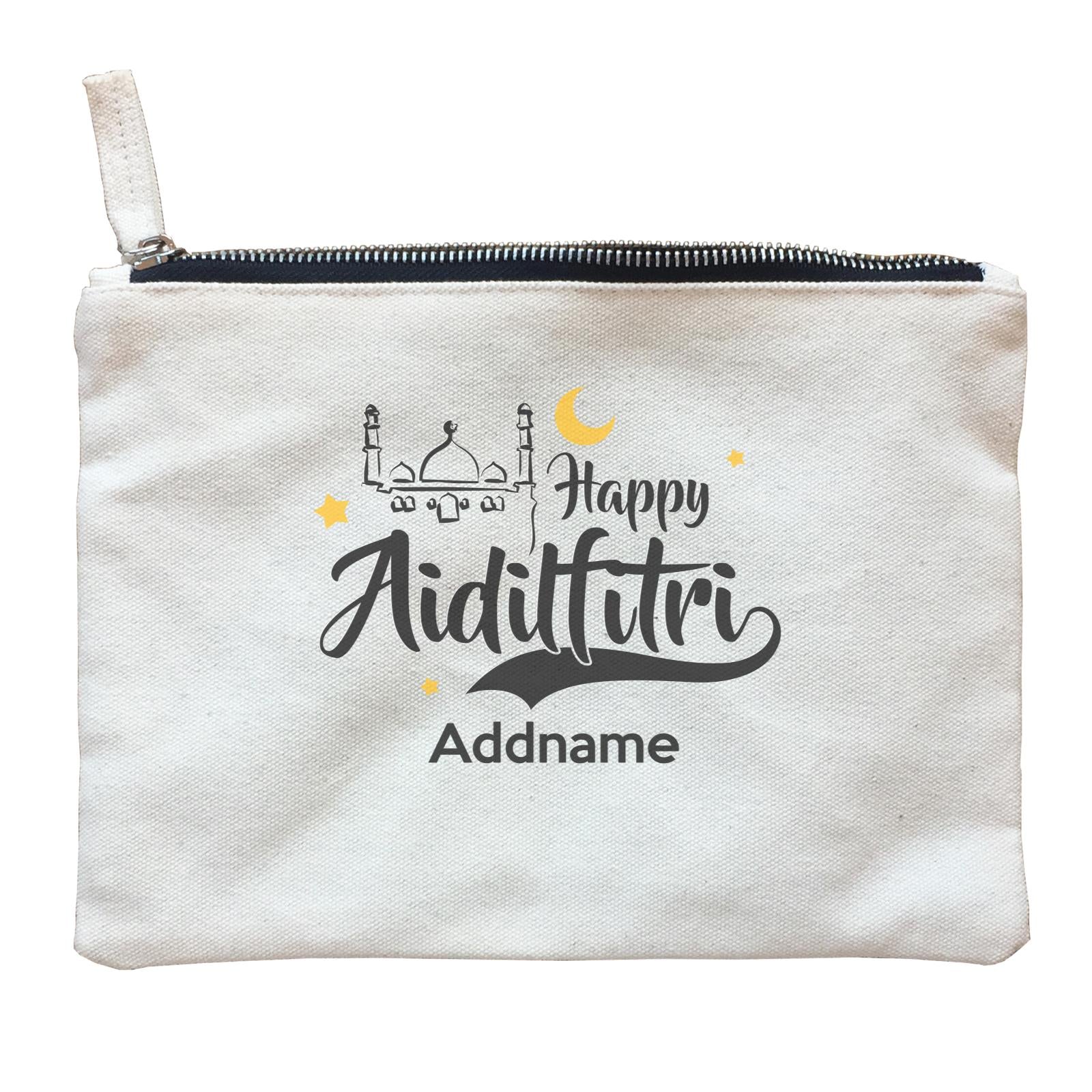 Raya Typography Zipper Pouch