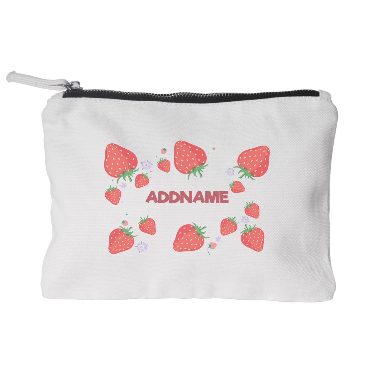 Yummy Strawberry  Zipper Pouch