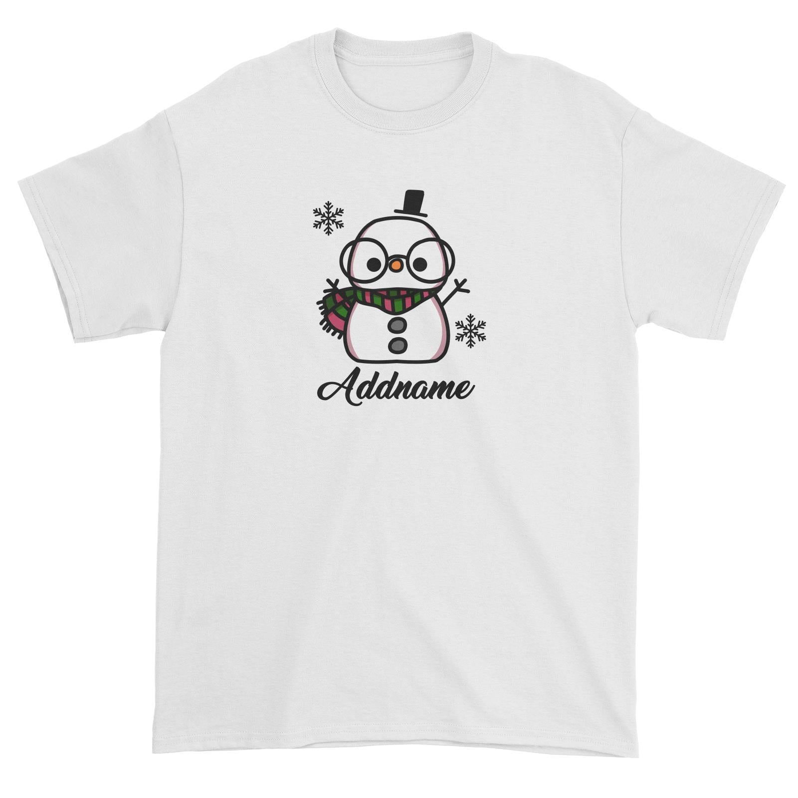 Xmas Papa Snowman Unisex T-Shirt