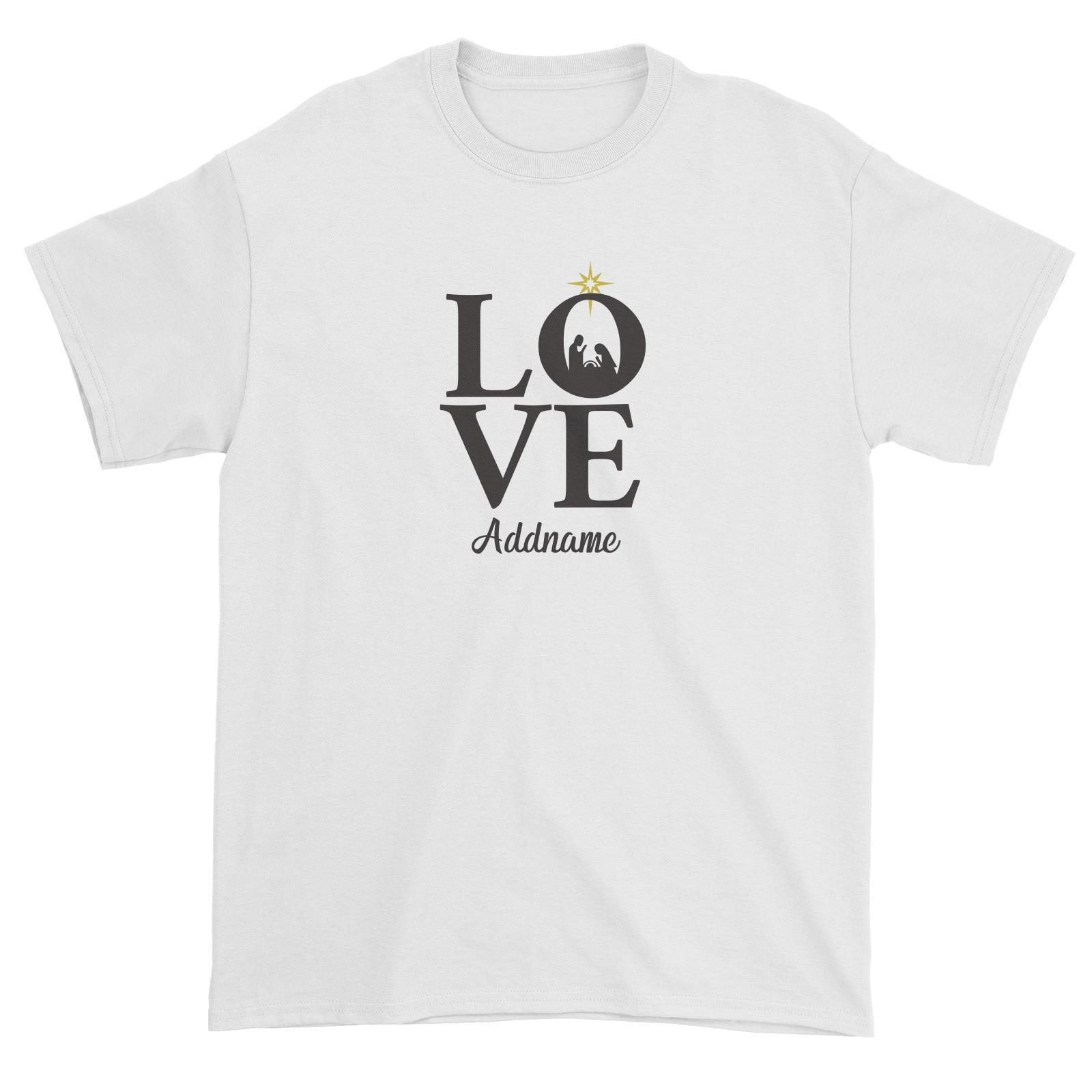 Xmas LOVE Nativity Scene Unisex T-Shirt