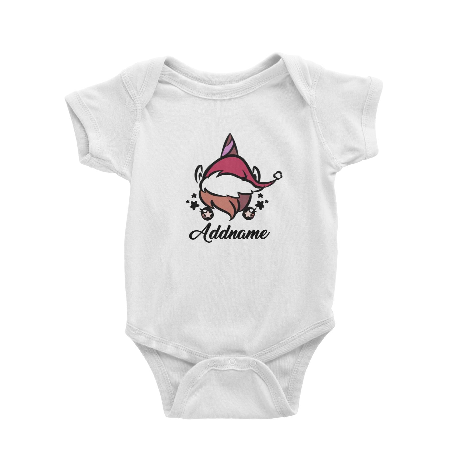 Xmas Pretty Unicorn Baby Romper