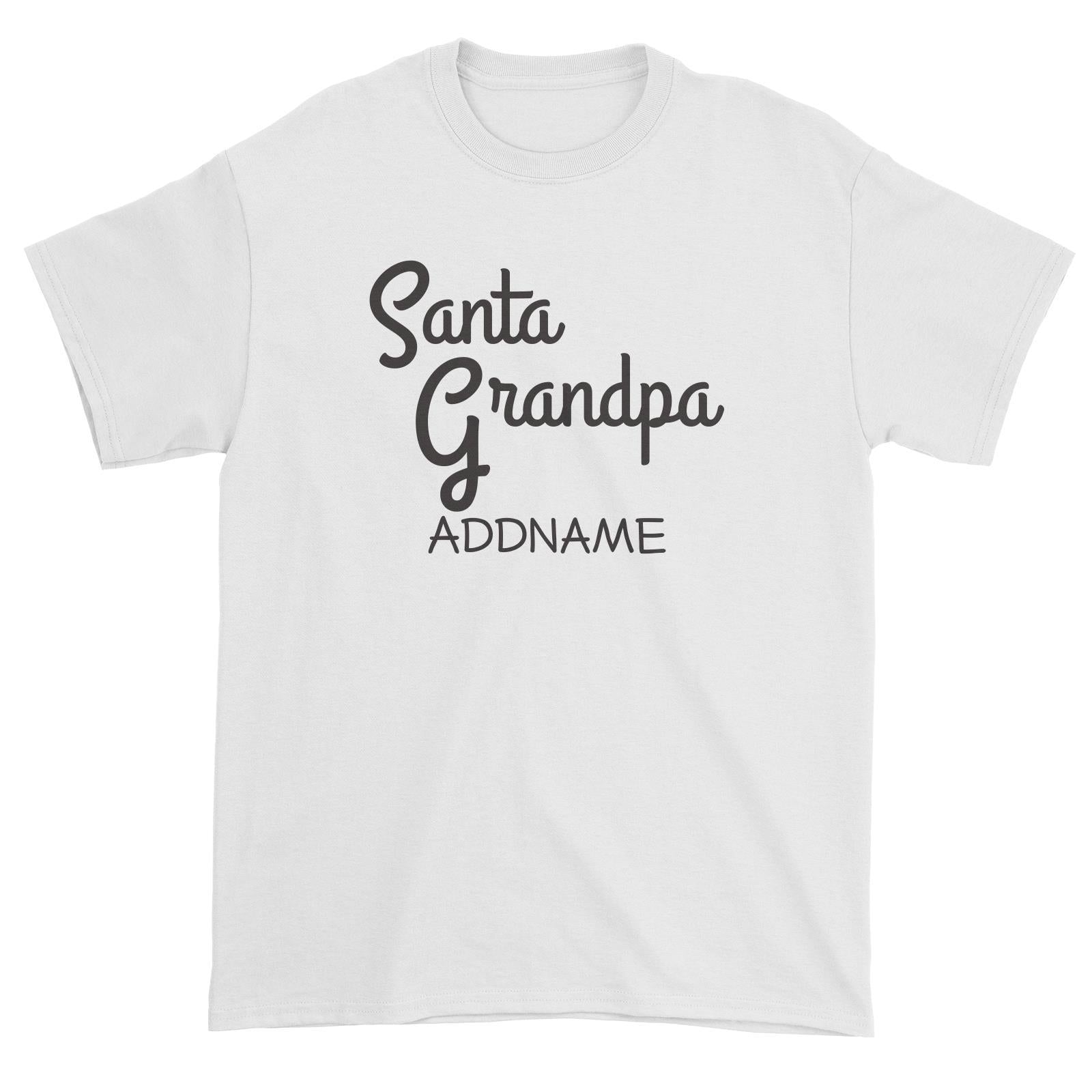 Xmas Santa Grandpa Unisex T-Shirt