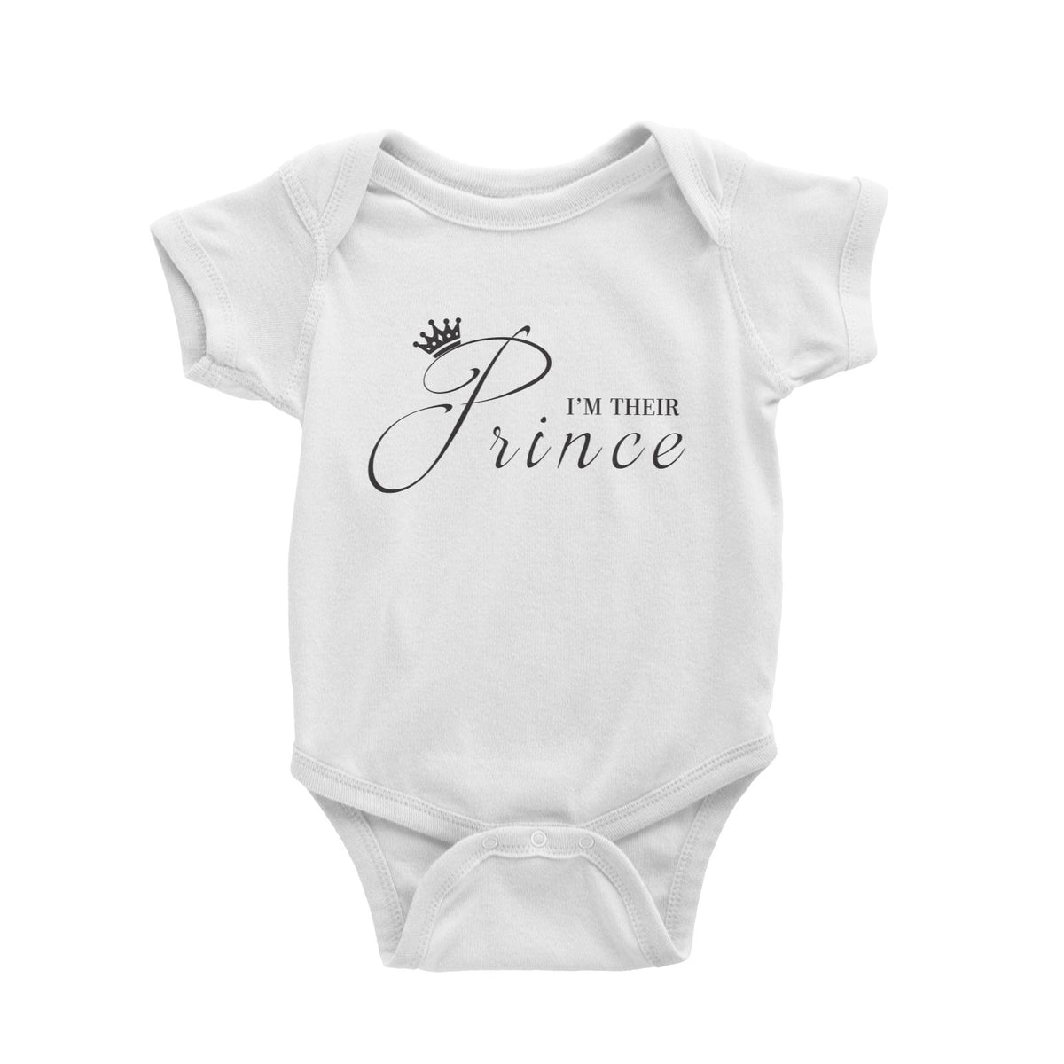 Royal I'm Their Prince (FLASH DEAL) Matching Family Baby Romper