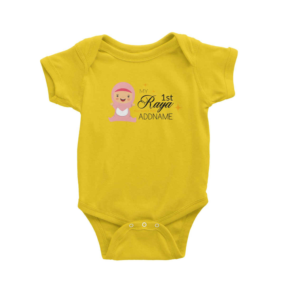 My 1st Raya Baby Girl Baby Romper  Personalizable Designs Sweet Character