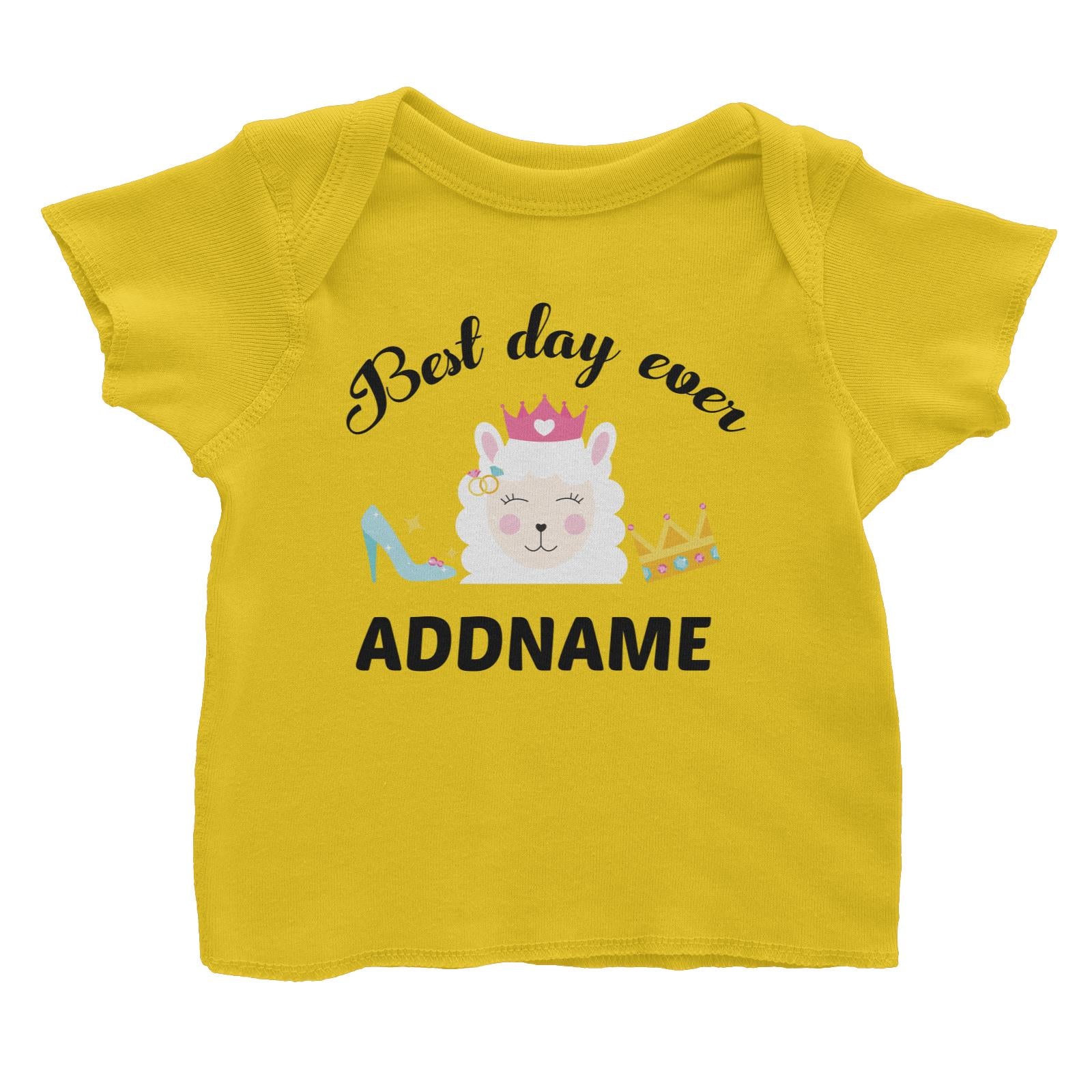 Best Day Ever Addname Baby T-Shirt