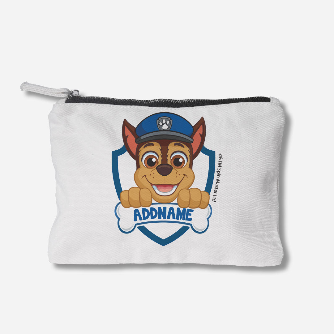 Paw Patrol - Chase Personalized Zipper Pouch